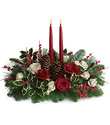 Holiday Centerpiece<b> from Flowers All Over.com 